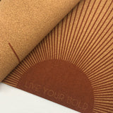 Microfiber and Cork Non-Slip Yoga and Workout Mats