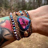 Handmade Heart Wrap Bracelet