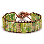 Handmade Green Agate Bracelet