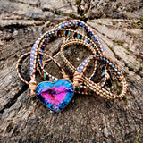 Handmade Heart Wrap Bracelet